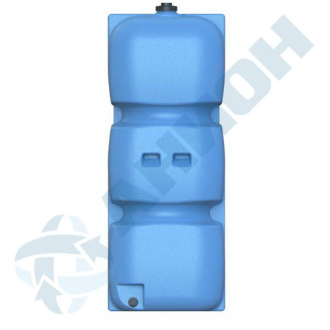 Фото-26286 Емкость прямоугольная 1000 литров для дизельного топлива со сливом