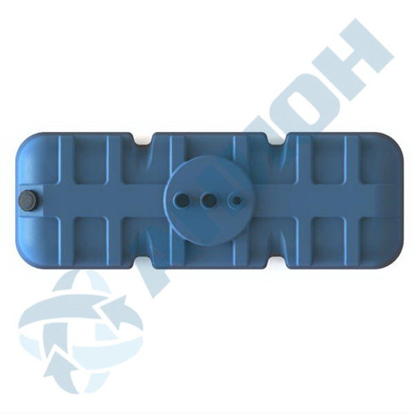 Фото-26346 Емкость прямоугольная 2000 литров для дизельного топлива со сливом