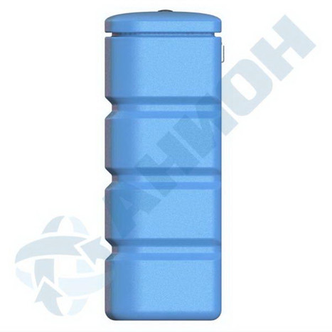 Фото-26366 Бак навесной прямоугольный вертикальный 150 литров с кронштейном