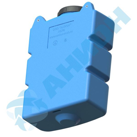 Фото-26386 Бак навесной прямоугольный вертикальный 75 литров с полным сливом