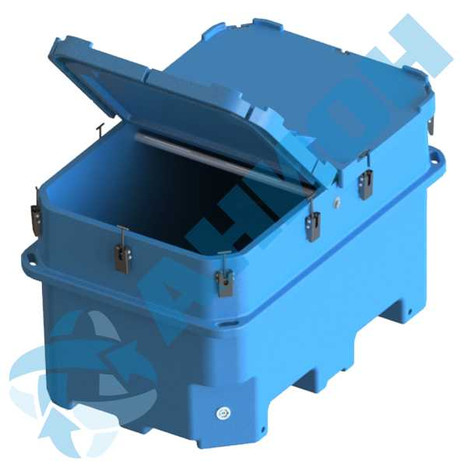 Фото-32758 Изотермический контейнер 1200 литров со сливом bcs56х4