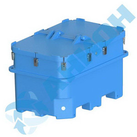 Изотермический контейнер 1200 литров со сливом bcs56х4