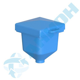 Бункер 45 литров с патрубком d 118 / 108 мм