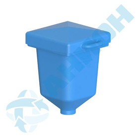 Бункер 60 литров с патрубком d 118 / 108 мм