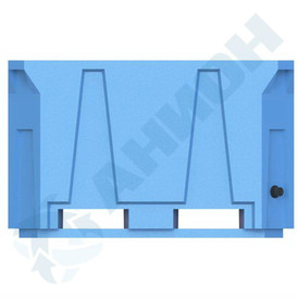 Фото-32870 Контейнер изотермический И620С (полезный объем 600 литров) со сливом BCS56х4 без крышки