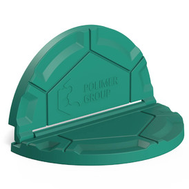 Складная крышка колодца «Роса» зеленая