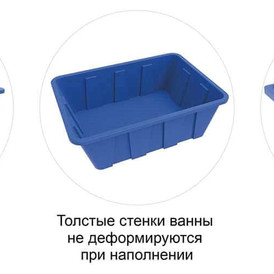 Фото-25302 Ванна KN 600л NEW синяя
