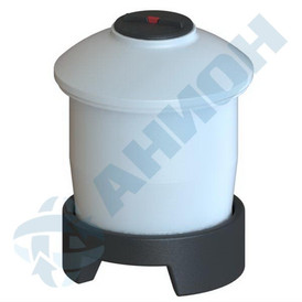 Фото-26594 Емкость цилиндрическая 890 литров на подставке с дыхательным клапаном