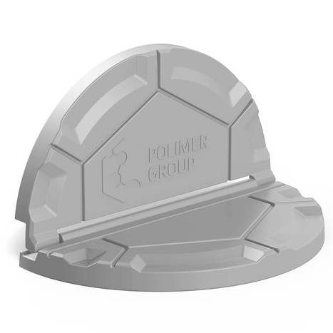 Фото-31374 Складная крышка колодца «Роса» Серая