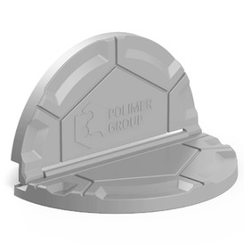 Складная крышка колодца «Роса» Серая