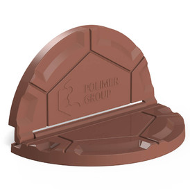 Складная крышка колодца «Роса» коричневая