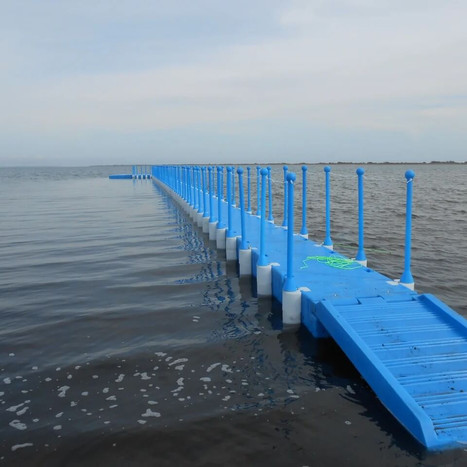 Фото-32130 Пластиковый понтон 200Х100Х40