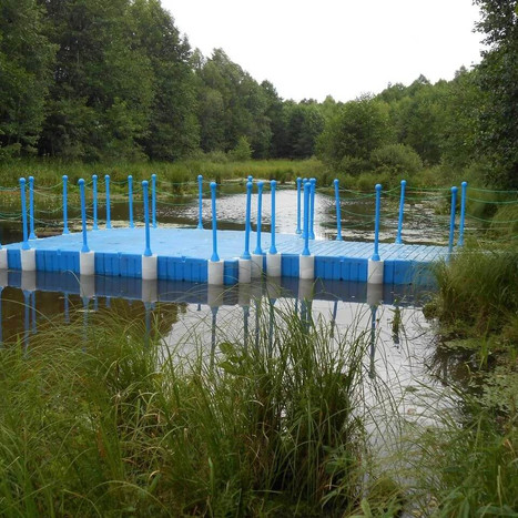 Фото-32134 Пластиковый понтон 200Х100Х40