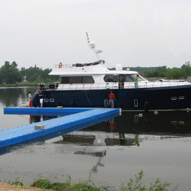 Фото-32126 Пластиковый понтон 200Х100Х40