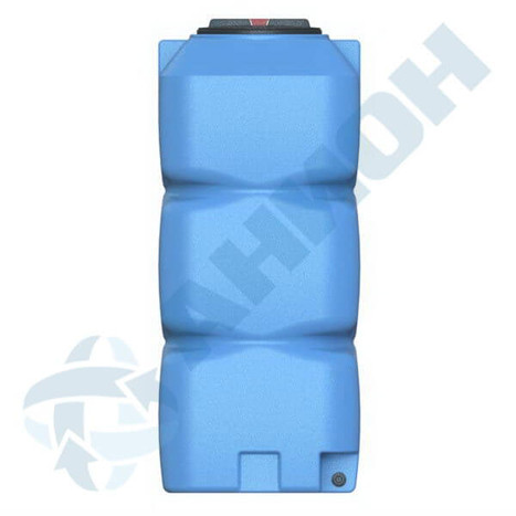 Фото-26514 Емкость прямоугольная вертикальная 800 литров с дыхательным клапаном и сливом