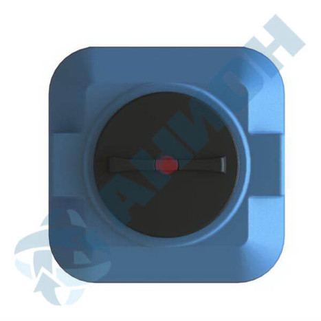 Фото-26522 Емкость прямоугольная вертикальная 800 литров с дыхательным клапаном и сливом