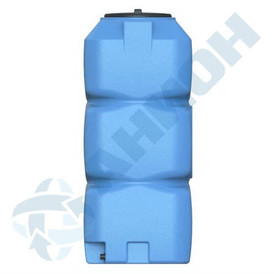 Фото-26518 Емкость прямоугольная вертикальная 800 литров с дыхательным клапаном и сливом