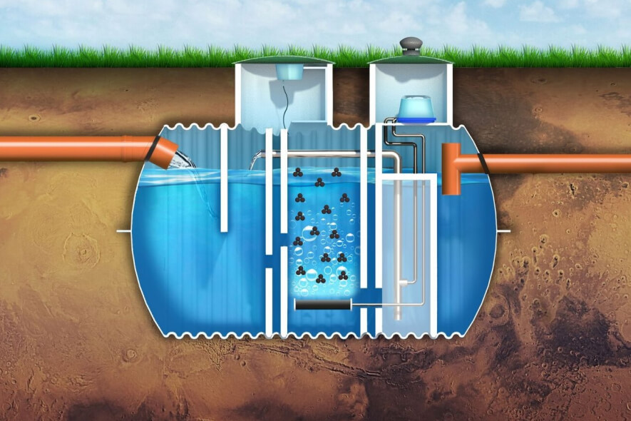 Септик с биологической очисткой стоков