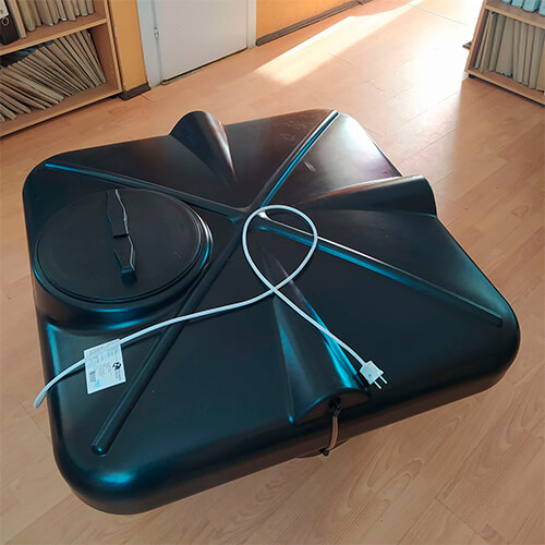 Бак для душа Роса 200 литров с подогревом