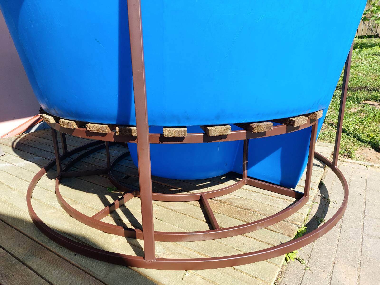 Пример каркаса для купели